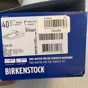 Birkenstock Gizeh Sandals - Blue Hue